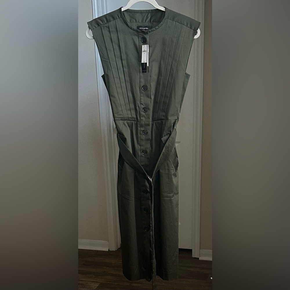 Banana Republic Green Sleeveless Dress NWT